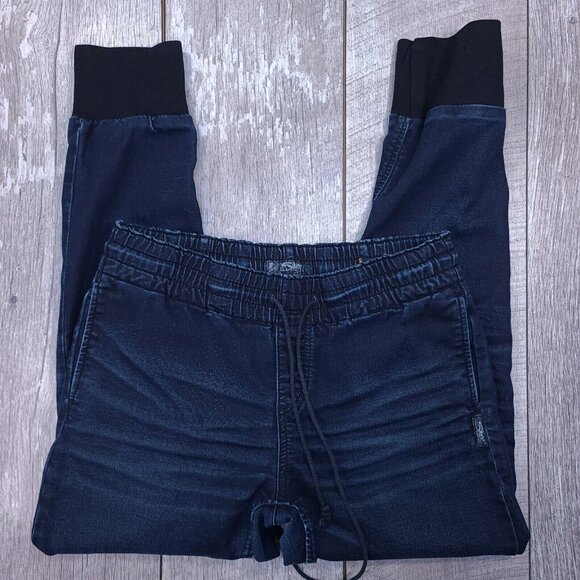 Silver Jeans Womens Joga Sweat Pants Size 26 Dark Denim Jegging Jeans - Picture 2 of 8